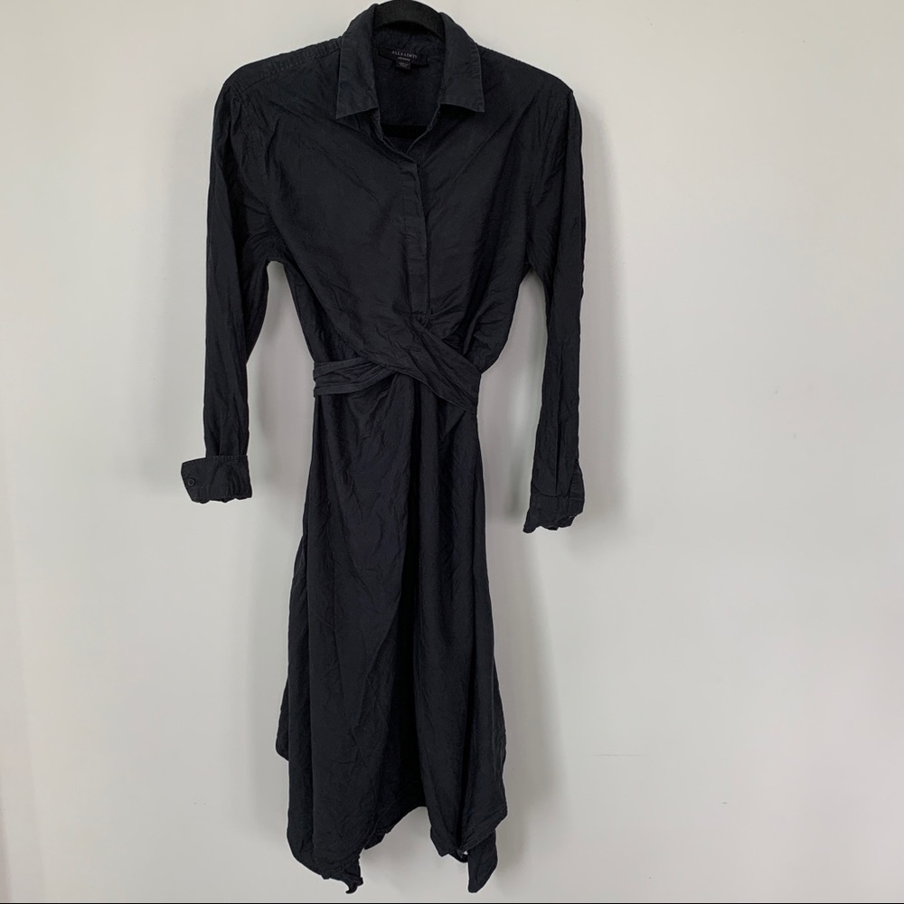 All Saints Flynn Dress Black Size M